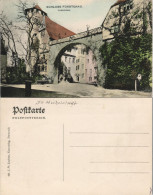 Ansichtskarte Michelstadt Schloss Fürstenau, Torbogen Coloriert 1909 - Michelstadt