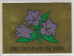 SCHWEIZ  Markenheftchen MH 0-91, Gestempelt, Pro Juventute 1991, Waldblumen - Markenheftchen