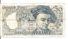 FRANCE 50 FRANCS 1986 VF P 152 B - 50 F 1976-1992 ''Quentin De La Tour''