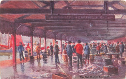 ROYAUME-UNI - Angleterre - Lowestoft - The Fish Market - Carte Postale Ancienne - Lowestoft