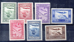 Grecia Series Aéreo Nº Yvert 15/21 **/*  ( Nº Yvert 19/21 **) - Unused Stamps