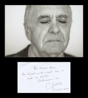 Gilles Lipovetsky - Philosophe - Rare Pensée Autographe Signée + Photo - 2018 - Ecrivains