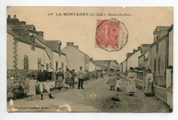 44 DEP 376 LA MONTAGNE Route Du Parc Villageois  1906 écrite Timbrée - Défauts - La Montagne