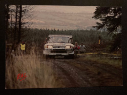 CP RAC PEUGEOT 205 TURBO 16 - T. SALONEN / S. HARJANNE - Rallye