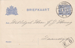 Briefkaart 1 1/2 Cent 25 Feb 1911 Koog Zaandijk *4* (langebalk) - Poststempels/ Marcofilie