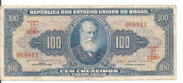 BRESIL 100 CRUZEIROS ND1961-64 VF P 170 - Brazil