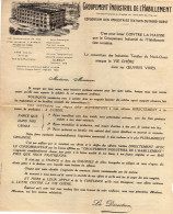 BEAU  DOCUMENT SUR TEXTILE ET HABILLEMENT 1924 (sur 4 Scans) TB A VOIR - 1900-1940