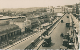 CPA Algérie Alger La Gare Et Le Rampe Magenta - Alger