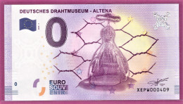 0-Euro XEPW 2017-1 DEUTSCHES DRAHTMUSEUM - ALTENA - Essais Privés / Non-officiels