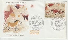 France FDC 1968 Lascaux 1555 - 1960-1969