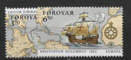 1992 MNH Cept Faroe Islands (stamps From Block) - 1992