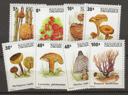 1979 MNH Zaire,  Mi 579-604 Mushrooms - Ungebraucht