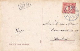 Ansicht Kasteel Radboud 5 Jul 1917 Medemblik *1*  (langebalk) - Poststempels/ Marcofilie