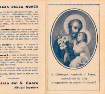 Calendarietto - S.giuseppe Custode Di Gesù - Noviziato Del S.cuore - Savona - Albisola Superiore - Anno 1946 - Petit Format : 1941-60