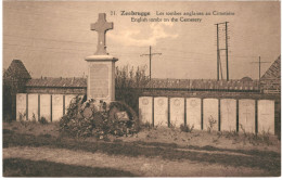 CPA Carte Postale  Belgique Zeebrugge  Tombes Anglaises Au Cimetière   VM78208 - Zeebrugge