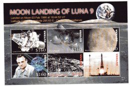 Guyana Kleinbogen Mondlandung Luna 9 - Other & Unclassified