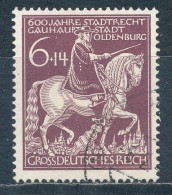 Deutsches Reich 907 Plattenfehler  VI Gestempelt Mi. 100,- - Varietà & Curiosità