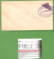 40437 - GUATEMALA - POSTAL HISTORY - BISECTADO Bisected Stamp On COVER  1899 - Guatemala