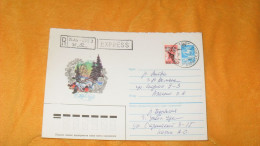 ENVELOPPE DE 1994../ RECOMMANDE N°10 ULAN-UDE 3 ?..CACHETS CCCP + TIMBRES DONT 1 SURCHARGE REPUBLIC BURIATIA - Storia Postale