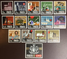 Malta 1973 Definitives Set MNH - Malte