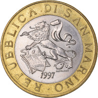 Monnaie, Saint Marin , 1000 Lire, 1997, Rome, TTB+, Bimétallique, KM:368 - San Marino