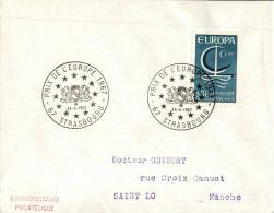 N°1661 V -cachet Prix De L'Europe -Strasbourg- - 1967