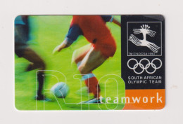 SOUTH AFRICA  -  Olympic Football Chip Phonecard - Sudafrica