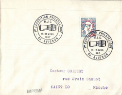 N°1666 V -cachet Exposition Philatélique -Avignon- - Expositions Philatéliques