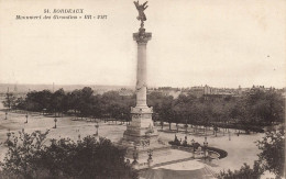 FRANCE - Bordeaux - Monument Des Girondins - BR - Dos Non Divisé - Carte Postale Ancienne - Bordeaux