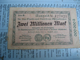 Ancien Billet, Allemagne, 2 Millionen Mark, 1923, - Autres - Europe