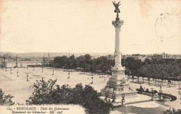 FRANCE - Bordeaux - Place Des Quinconces - Monument Des Girondins - BR - Carte Postale Ancienne - Bordeaux