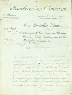 LAS Lettre Signature Autographe Emmanuel CRETET Comte De Champmol Ministre Intérieur Homme Politique Révolution Empire - Politiques & Militaires