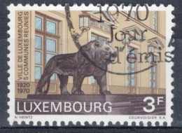 Luxembourg 1970 Single Stamp For The 50th Anniversary Of The Luxembourg City In Fine Used - Gebraucht