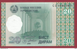 Tadjikistan -20 Dirams -1999 ---UNC--(154) - Tayikistán