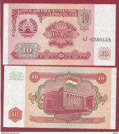 Tadjikistan -10 Rubles -1994 ---UNC--(157) - Tayikistán