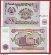 Tadjikistan -20 Rubles -1994 ---UNC--(158) - Tadzjikistan