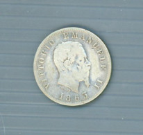 °°° Moneta N. 769 - Italia Regno Vittorio Emanuele 2° Lire 1 1863 Silver °°° - 1861-1878 : Víctor Emmanuel II