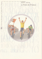 2013 - Bloc Tour De France - Documents Of Postal Services