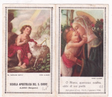 Calendarietto - Scuola Apostolana Del S.cuore - Albino - Bergamo - Anno 1943 - Petit Format : 1941-60