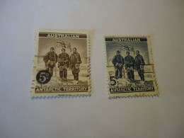 AUSTRALIAN ANTARTIC 2  USED  STAMPS POLAR 1959 ONE OVERPRINT - Andere & Zonder Classificatie