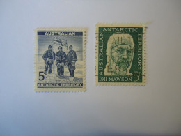 AUSTRALIAN  ANTARTIC 2  USED  STAMPS POLAR 1961 - Otros & Sin Clasificación