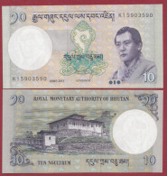 Bhoutan -10 Ngultrum -2023 ---UNC--(173) - Bhutan