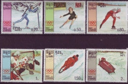 Asie - Kampuchea - Calgary'88 - Jeux Olympiques D'hiver - 6 Timbres Différents - 6484 - Kampuchea