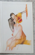 Petit Calendrier Poche 1996 Illustration Couple Femme Chapeau - Coiffeur Orsay Essonne - Petit Format : 1991-00