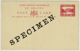 St. Helena, Post Card / Ganzsachen-Karte / Stationery, SPECIMEN  - Sainte-Hélène