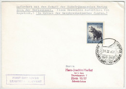Südafrika / South Africa 1958, Brief Marion Island - Zürich (Schweiz) - Briefe U. Dokumente