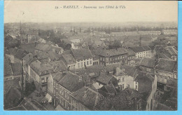Hasselt-Limburg-écrite En 1927-Panorama Vers L'Hôtel De Ville-Stadhuis- Uitg .Henri Georges, Bruxelles-Rare - Hasselt