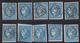 Bordeaux   N° 46B X 10 - Cote : 250 € - 1870 Emission De Bordeaux