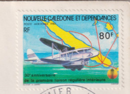 Nouvelle Calédonie 1985 - Poste Aérienne YT 247 (o) Sur Fragment - Gebraucht