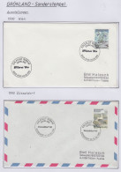 Greenland Sonderstempel 1990 3 Covers (GD162) - Stazioni Scientifiche E Stazioni Artici Alla Deriva